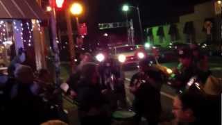 We Love You Rodney Lanier! 12.18.2011 NoDa jazz funeral march to the Evening Muse...