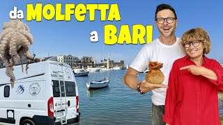 From raw fish in Molfetta to UPULP sandwiches in Bari 🚐 Puglia in Camper