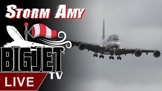 LIVE: Storm Amy Live from London Heathrow Airport