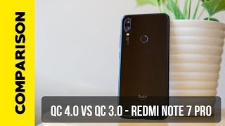 Quick Charge 4.0 Charging Speed on Redmi Note 7 Pro - Comparison