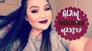 GLAM HOLIDAY MAKEUP TUTORIAL 2017 || Maria Nichole