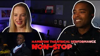 Couple React Hamilton theatrical performance - Non-Stop - REACTION 🎵