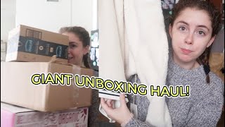 HUGE unboxing haul! Fall clothes, fun at home activities, & more!