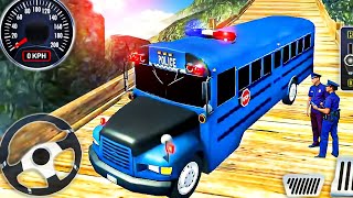 Police bus simulator games 2021-  City Police Chase Mission #2 - Android Gameplay