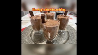 HERSHEY'S CHOCOLATE PUDDING RECIPE|TASTE LIKE NONE OTHER|TRY THIS ONE I HOPE YOU WILL LOVE THIS ONE!