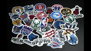 NBA TEAM LOGO stickers | 3m Reflectorized