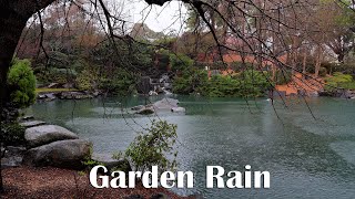 12 Hours of Rain in the Japanese Garden | Auburn Botanic Gardens Sydney – Tranquil Rain Ambience