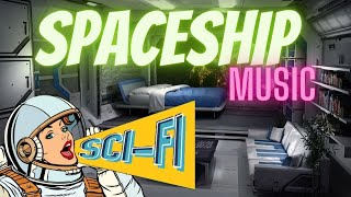 Spaceship sound and soft music