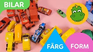 Bolibompa Mini: Färg & Form – Draken sorterar bilar