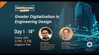 BuildTech Asia Webinar #4 | Greater Digitalization in Engineering Design