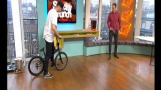 matti hemmings -bmx flatland live on sunday brunch- 17th march 2013