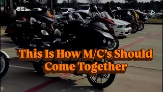 THIS IS HOW M/C’s SHOULD COME TOGETHER!! NO DRAMA !ENJOY THE RIDE 