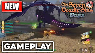 THE SEVEN DEADLY SINS ORGINS - NEW CO-OP BOSS FIGHT GAMEPLAY 