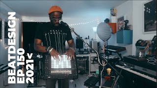 BEATDESIGN 150 L BK Drill type Beat Live performance with Ableton PUSH singing and beat making