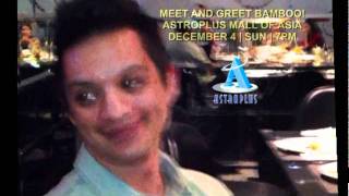 BAMBOO invites you to get a copy of his album No Water No Moon ONLY at ASTROPLUS!