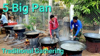 #videos 38 | 5 big pan porage cooked for traditional gathering #foods #localfoods #cooking