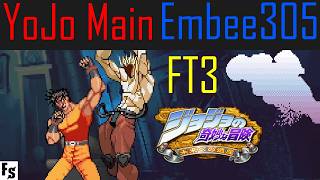 JJBA: Heritage for the Future - YoJo Main [Young Joseph] vs Embee305 [Shadow Dio] (Fightcade FT3)