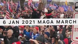 VIOLENT M A G A MARCH FROM WHITE HOUSE TO THE CAPITAL ||.‼️ Must watch - was WILD ‼️.“
