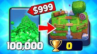 I Pushed A New Account with ONLY Gems