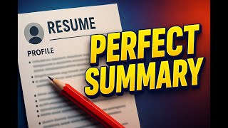 Top Class Resume Intro Summary Sample | Get Interviews #jobs