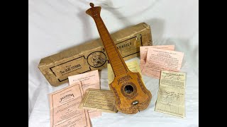 UNBOXING:  1927 Jazzitha One-String Slide Guitar, Complete!