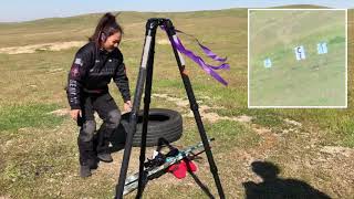 Tire stack stage at the PRS Shooters Showdown 2019 9dolls