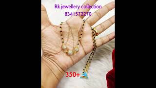 #shorts trending black beads czs 350+⛵️ #viralshorts rk jewellery collection 8341572270
