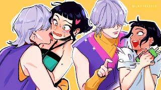Too Close! 😱┃Zoey x Mystery (Zoeystery)┃Kpop Demon Hunter Comic Dub