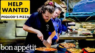 Working A Shift Making Famous Chicago Deep Dish Pizza | Help Wanted | Bon Appétit