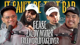 Zaldy Water, Gease, & FreeWorldTakeover - Rap, Nostalgia & Wayne Brady Therapy | ICBTB Podcast
