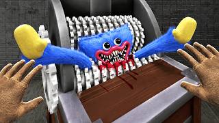 Throwing Huggy Wuggy into a MEAT GRINDER in VR