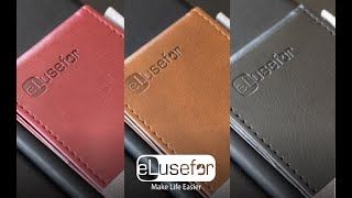 Liam Stick-On Vegan Leather Phone Wallet for iPhone or Android Phone Case