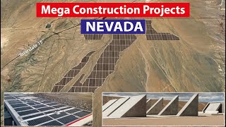 What are the mega projects under construction in NEVADA in 2024-2030