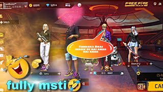 Dc Rohit ke sath game play full masti 🤣funny commentry#freefire#youtube#funny#trending #xmartyraja74