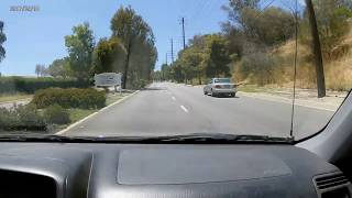 Driving through Rolling Hills Estate, CA