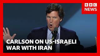 Tucker Carlson splits with Trump over Iran | Sunday with Laura Kuenssberg