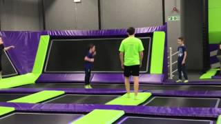 ME IN THE TRAMPOLINE PARK!!!!!