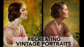 How to Light and Color Correct Vintage Portraits - Forgotten Artists
