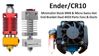 3D Printer Super Efficient, Extremely Compact Designed Minimalist Tri - Fan Bracket and Ducts