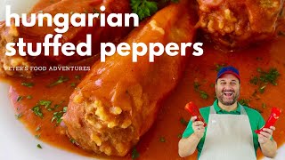 Hungarian Stuffed Peppers (Töltött Paprika) | Easy Summer Recipe