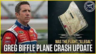 Greg Biffle Plane Crash Update: Was The Flight "Illegal"? (License Scandal)