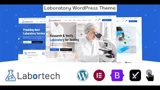 Labortech - Laboratory & Science Research WordPress Theme