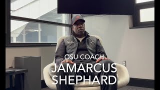 Coach JaMarcus Shephard talks about Oregon State's QBs