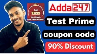 Adda247 Test Prime Coupon Code || Adda Test Series Coupon Code || Adda 247 Coupon Code Today