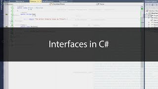 Interfaces in C#