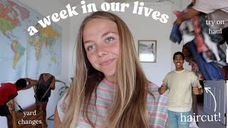 thrift finds, garden update, landscaping (kind of??), and more from our week!