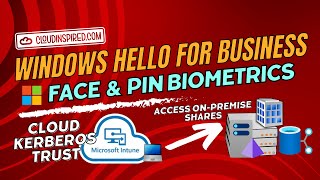 Intune Windows Hello for Business (WHfB) using Face & PIN Cloud Kerberos Trust access to On-Premise