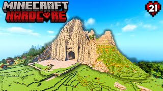 I Expanded My EPIC Mountain Range In Minecraft Hardcore Survival (#21)