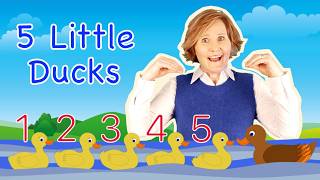 5 Little Ducks! Learn to count with Vicky Arlidge!