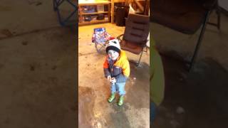 Evan and Daddy Sappin 2017